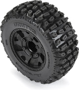 1/10 Brutus F/R 2.8" Monster Truck Tires MTD 12mm Black Ripper (2)