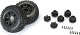 1/10 Brutus F/R 2.8" Monster Truck Tires MTD 12mm Black Ripper (2)
