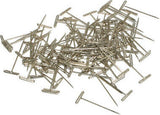 T-Pins, Nickel Plated, 1-1/2" (100)