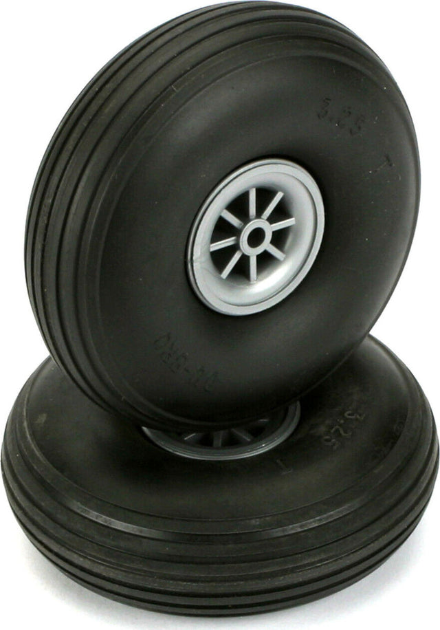 Treaded Wheels, 3-1/4" (2)