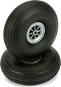 Treaded Wheels, 3-1/4" (2)