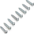 Button Head Screws, 2 x 3/8"(8)