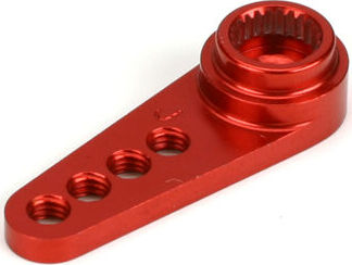 1/2 Machined Aluminum 23T Servo Arm, Red