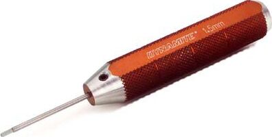 Machined Hex Driver, Red: 1.5mm
