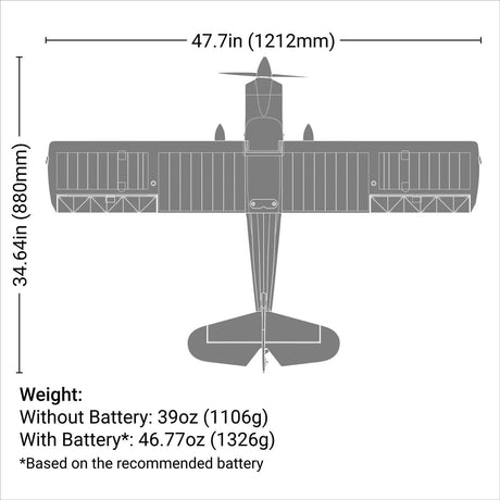 Super Decathlon 1.2m BNF Basic with AS3X+ and SAFE Select