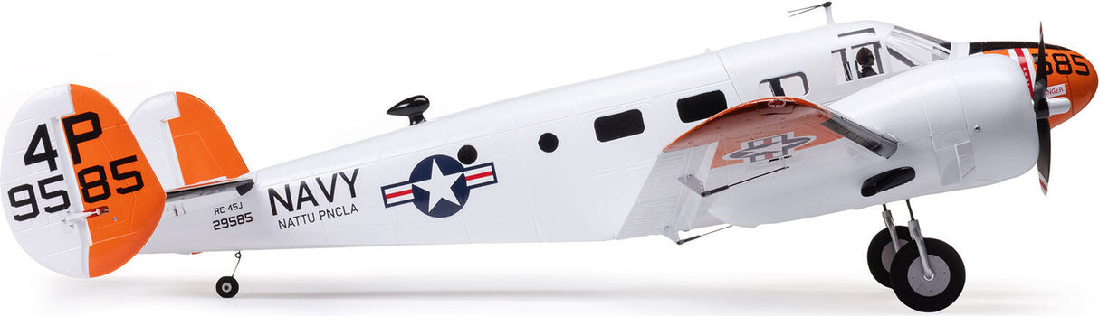 Beechcraft D18/RC-45J 1.5m BNF Basic with AS3X+ and SAFE Select