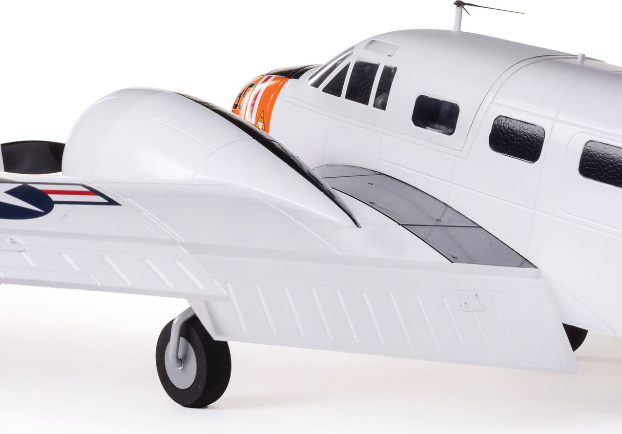 Beechcraft D18/RC-45J 1.5m BNF Basic with AS3X+ and SAFE Select