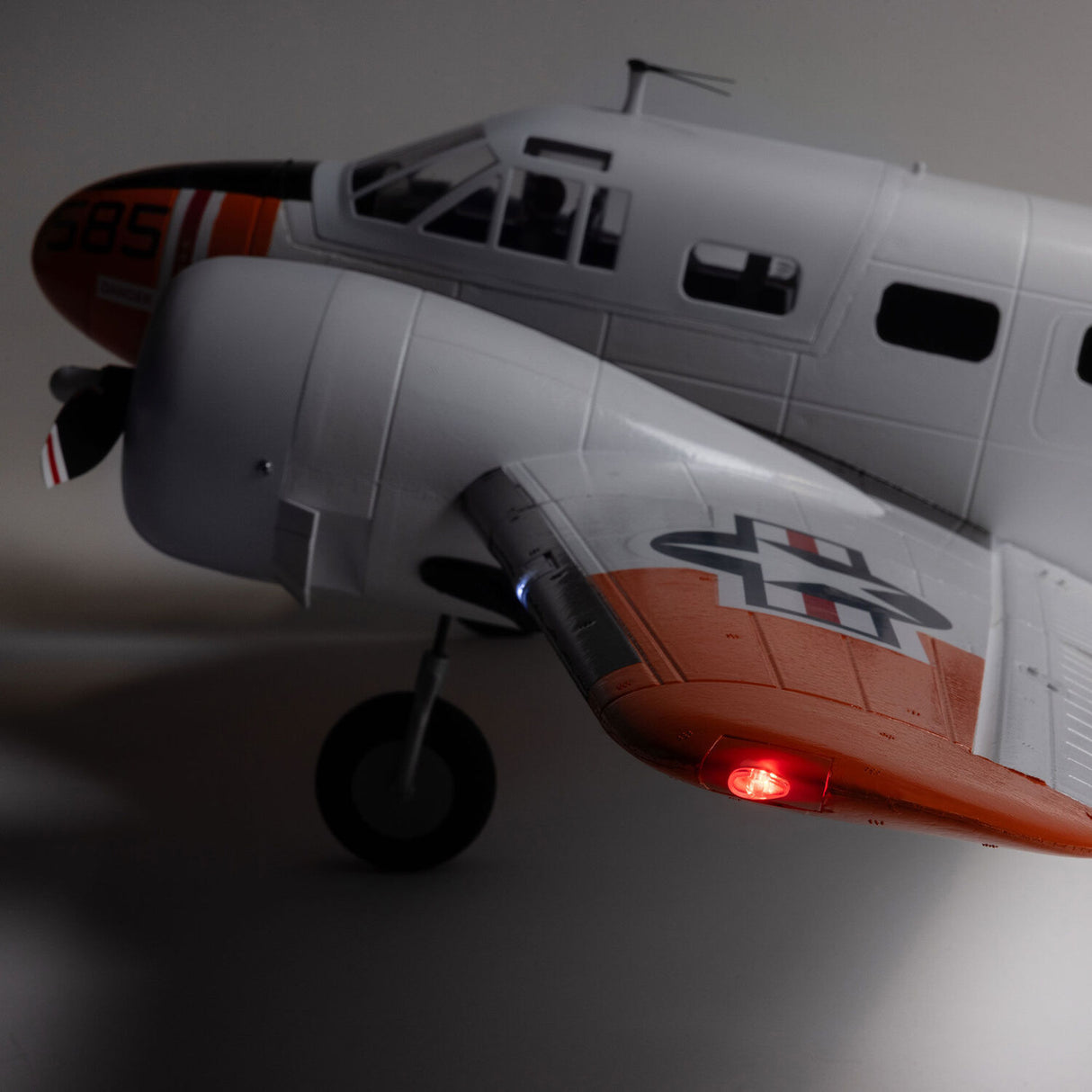 Beechcraft D18/RC-45J 1.5m BNF Basic with AS3X+ and SAFE Select