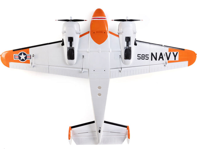 Beechcraft D18/RC-45J 1.5m BNF Basic with AS3X+ and SAFE Select