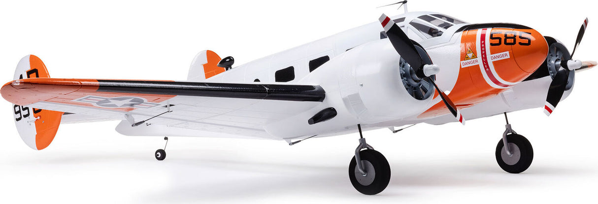 Beechcraft D18/RC-45J 1.5m BNF Basic with AS3X+ and SAFE Select