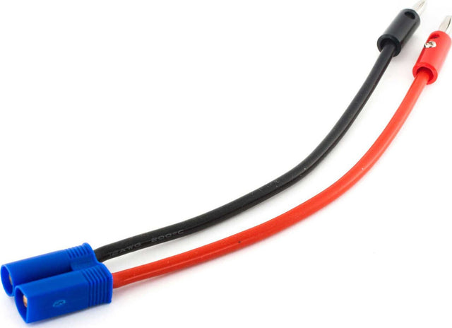 Charge Lead: EC5 Device with 6" Wire & Jacks, 12 AWG