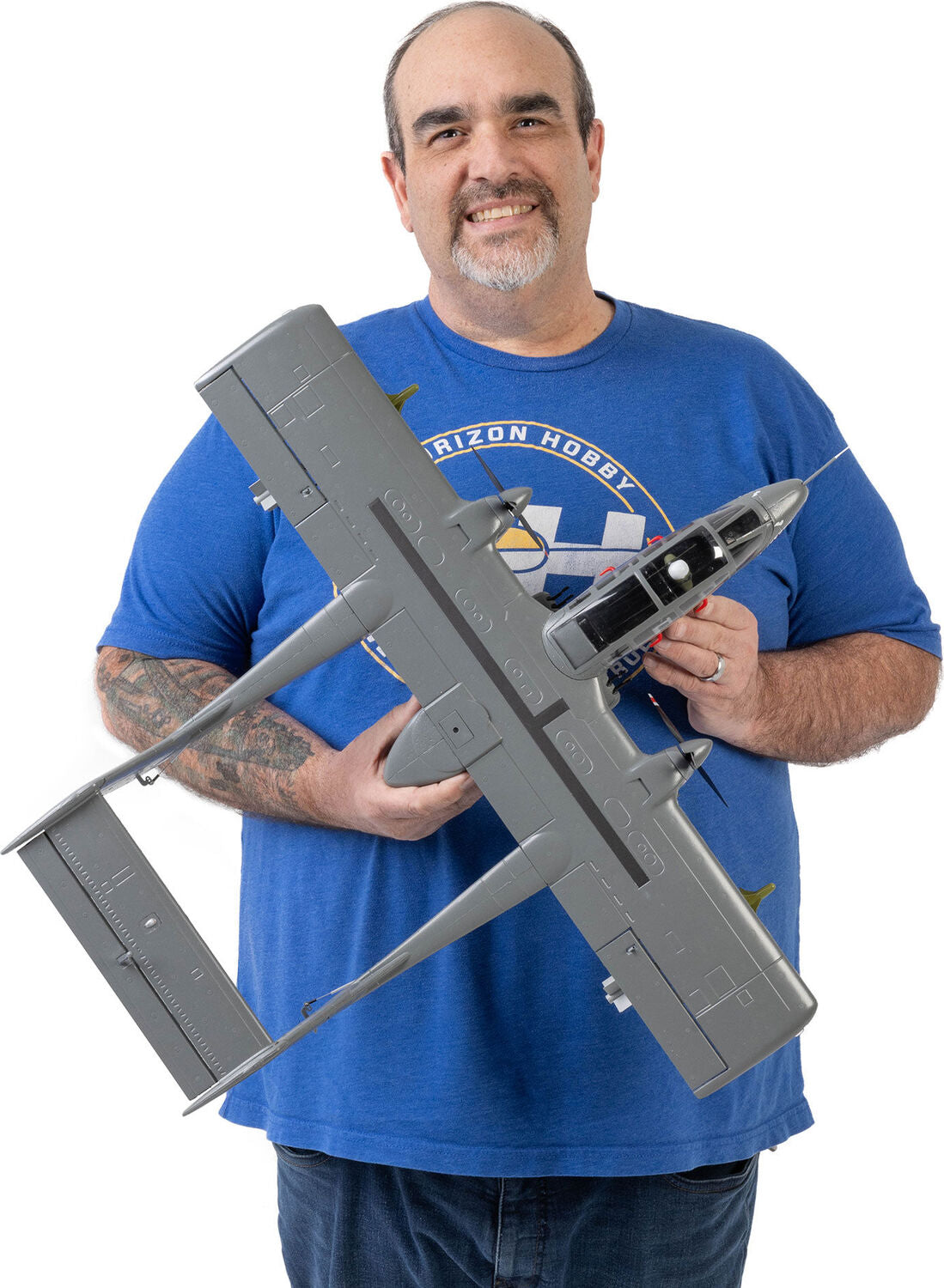 Micro OV-10 Bronco 645mm BNF Basic with AS3X and SAFE Select