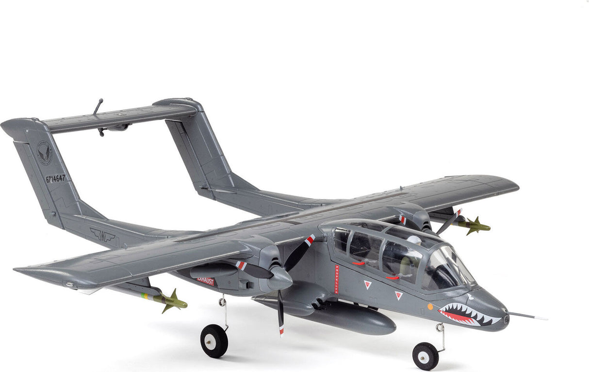 Micro OV-10 Bronco 645mm BNF Basic with AS3X and SAFE Select