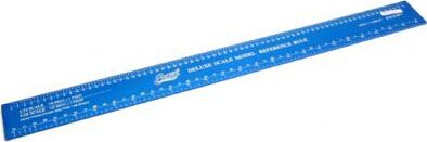 Deluxe Scale Model Ruler, Aluminum
