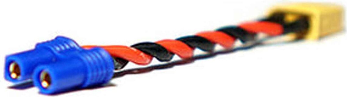 High Quality XT30 Male to EC2 Female Conversion Cable