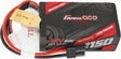 Gens ace G-Tech 1150mAh 2S 60C 7.4V HardCase Lipo Battery with IEC2 Plug
