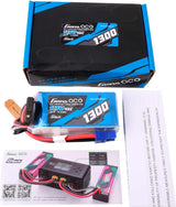 11.1V 1300mAh 3S 45C G-Tech LiPo Battery: EC3