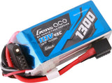 11.1V 1300mAh 3S 45C G-Tech LiPo Battery: EC3/ Deans