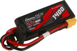 11.1V 1400mAh 3S 60C G-Tech LiPo Battery: XT60