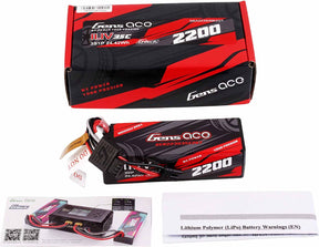 11.1V 2200mAh 3S 35C Hardcase G-Tech LiPo Battery: IC2
