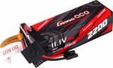 11.1V 2200mAh 3S 35C Hardcase G-Tech LiPo Battery: IC2