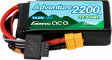 Gens ace 2200mAh 4S 60C 14.8 V G-Tech Adventure Lipo Battery Pack with XT60 Plug