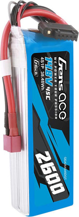 14.8V 2600mAh 4S 45C G-Tech LiPo Battery: Deans