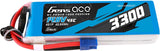 14.8V 3300mAh 4S 45C G-Tech LiPo Battery: EC3
