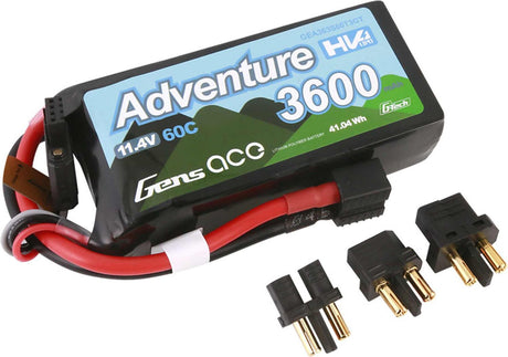 11.4V 3600mAh 3S 60C G-Tech LiPo Battery: Deans/ XT60