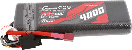 7.4V 4000mAh 2S 60C G-tech Smart Hardcase Lipo Battery: Deans