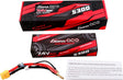 7.4V 5300mAh 2S 60C Hardcase Lipo Battery: XT60