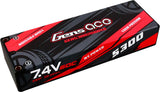 7.4V 5300mAh 2S 60C Hardcase Lipo Battery: XT60