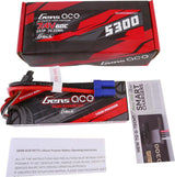 7.4V 5300mAh 2S 60C G-Tech Hardcase LiPo Battery: EC5