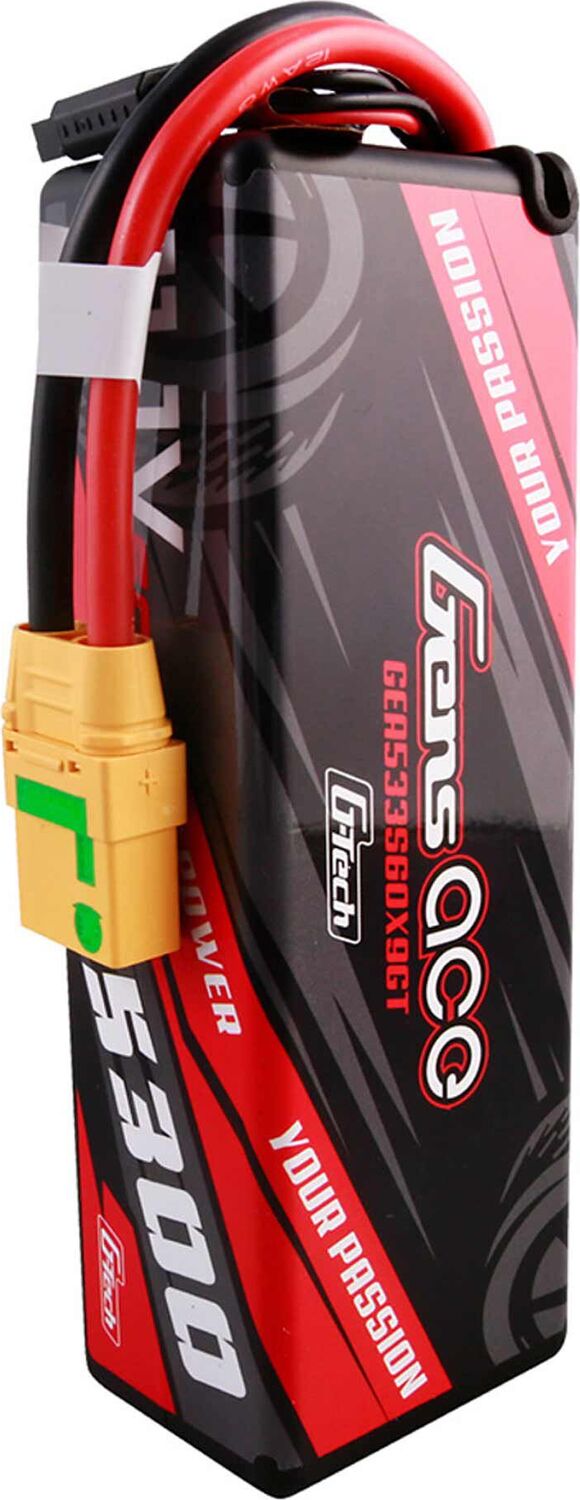 11.1V 5300mAh 3S 60C G-Tech Hardcase LiPo Battery: XT90