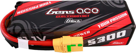 11.1V 5300mAh 3S 60C G-Tech Hardcase LiPo Battery: XT90