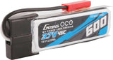 3.7V 600mAh 1S 45C LiPo Battery: JST-RCY