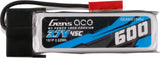 3.7V 600mAh 1S 45C LiPo Battery: JST-RCY