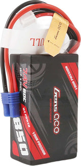 7.4V 850mAh 2S 60C Hardcase LiPo Battery: EC2