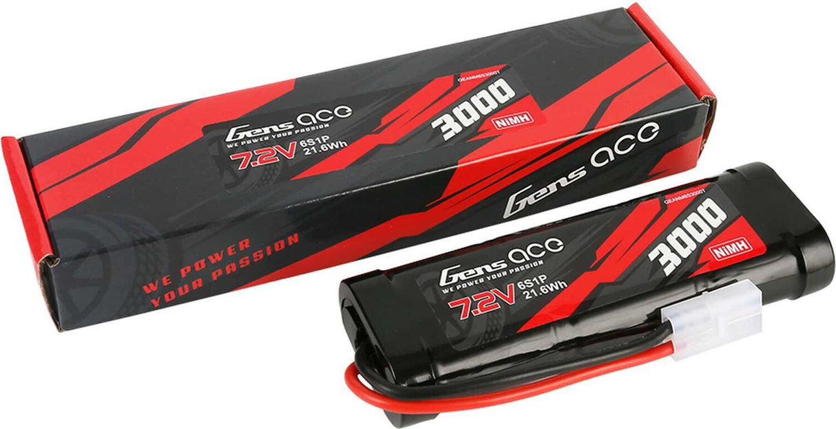 7.2V 3000mAh 6S NiMH Battery: Tamiya