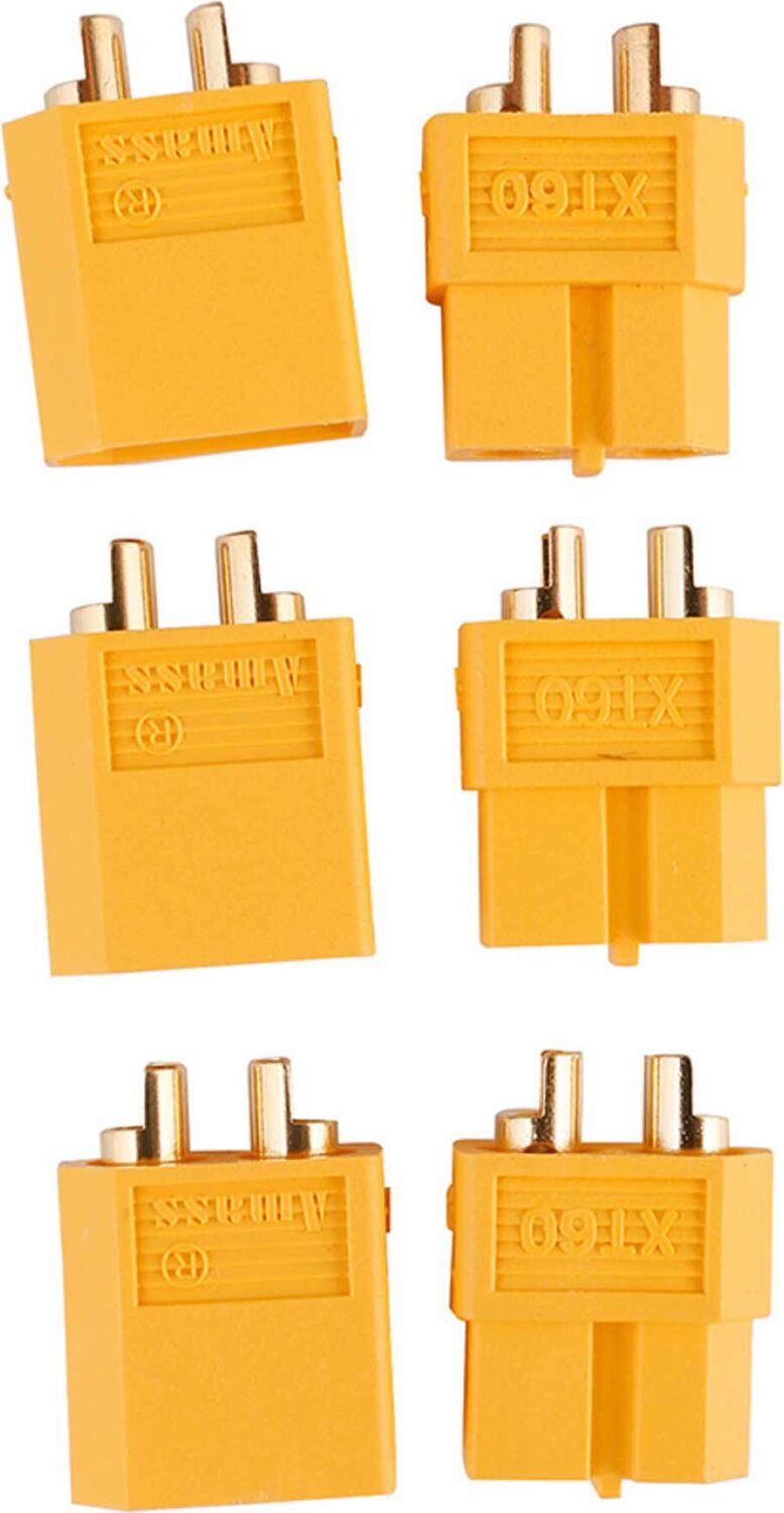 XT60 Male & Female Plug Set (3)