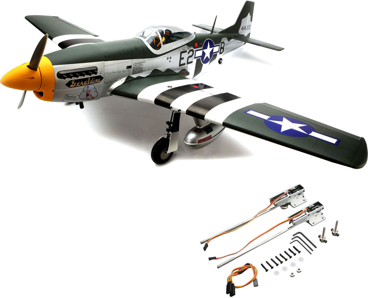 P-51D Mustang 20cc ARF, 69.5" with E-flite Electric Retract Set