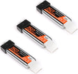 3.7V 150mAh 1S 50C LiPo Battery: JST PH1.25 Connector (3PCs)