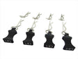 1/10 Black Aluminum EZ Pulls (4) Body Clips (8)