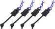 Body Clip Retainers, Blue (4): 1/10