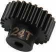 24t 0.5 Mod Hardened Steel Pinion Gear 2.3 Bore