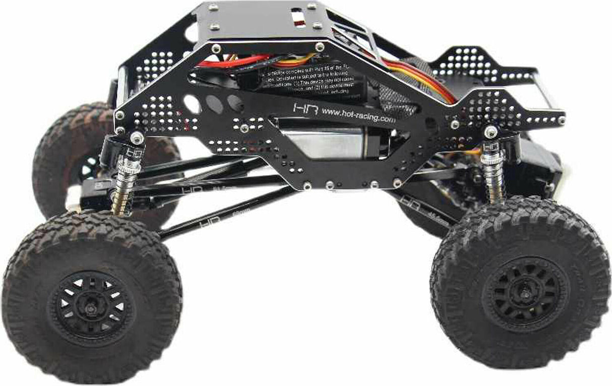 Aluminum Threaded Tele Shocks Set (4): SCX24