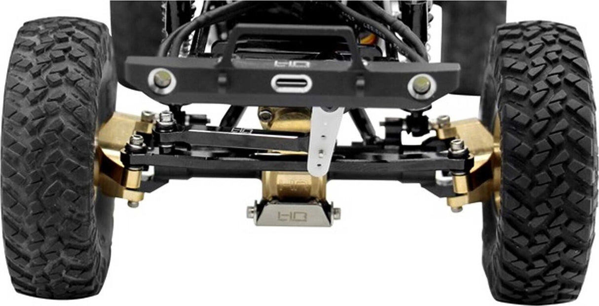Black Aluminum Fix Link Steering Rod: SCX24