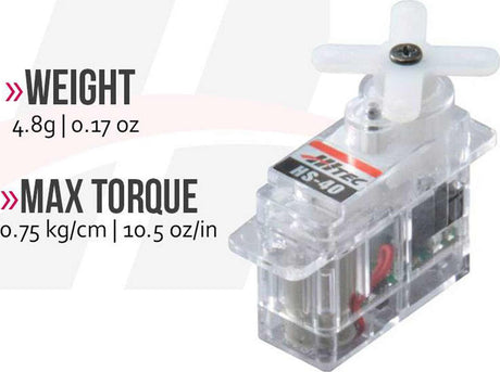HS-40 Nano Analog Aircraft Servo