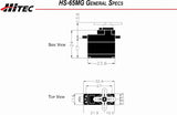 HS-65MG Sub-Micro Analog Metal Gear Servo