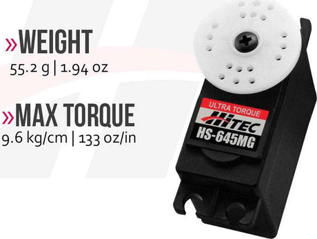 HS-645MG High Torque Metal Gear Premium Sport Servo